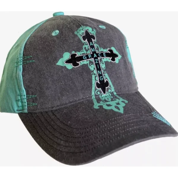 Fashion<Cherished Girl Cap - Amazing Grace Cross - a world of fashionable women's clothing, including a wide selection of dresses and trendy accessories.