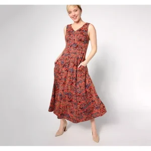 Dresses<Coldwater Creek Laurel Canyon Burnout Dress - a world of fashionable women's clothing, including a wide selection of dresses and trendy accessories.
