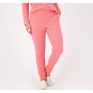 Comfort Zone Brushed Waffle Knit Pull On Joggers - a world of fashionable women's clothing, including a wide selection of dresses and trendy accessories.> Hat