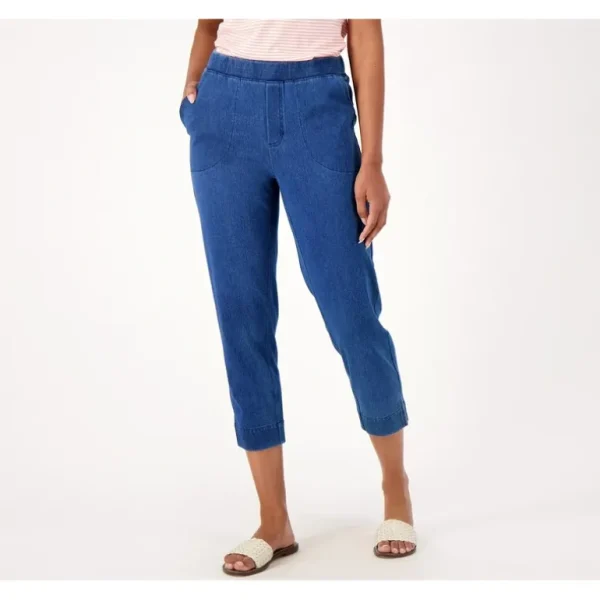 Comfy Knit Air Tall Straight Crop Pant w/ Slits - a world of fashionable women's clothing, including a wide selection of dresses and trendy accessories.> Hat