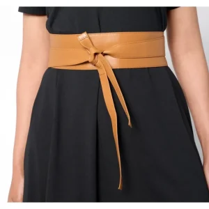 Fashion<Complliments 100% Leather Obi Belt - a world of fashionable women's clothing, including a wide selection of dresses and trendy accessories.