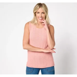 Fashion<Cotton Texture Stitch Sweater Knit Tank - a world of fashionable women's clothing, including a wide selection of dresses and trendy accessories.