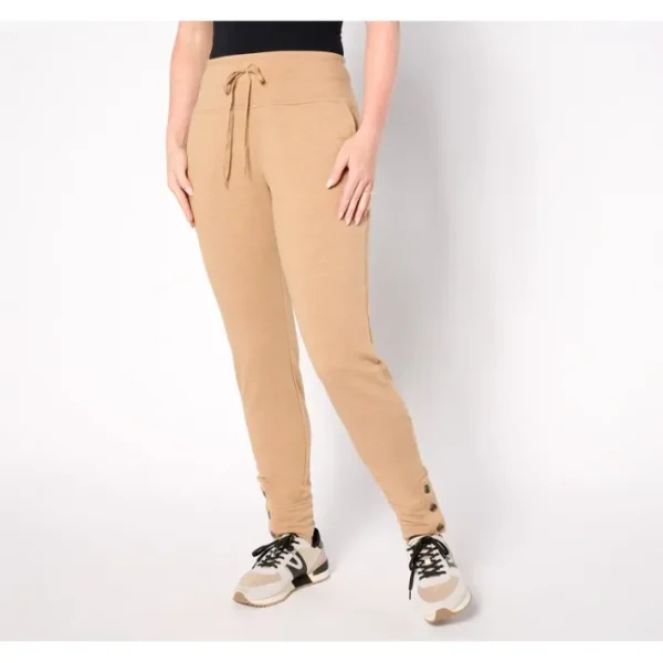 Shop All<Cuddl Duds Comfortwear Petite Button Hem Joggers - a world of fashionable women's clothing, including a wide selection of dresses and trendy accessories.
