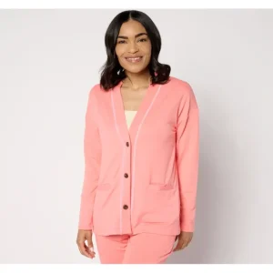 Cuddl Duds Lightweight Comfort Cardigan - a world of fashionable women's clothing, including a wide selection of dresses and trendy accessories.> Hat
