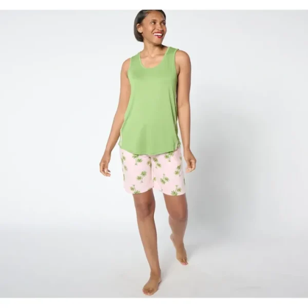 Shop All<Cuddl Duds Smooth Jersey Bermuda Set - a world of fashionable women's clothing, including a wide selection of dresses and trendy accessories.