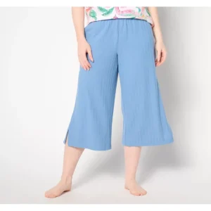 Fashion<Cuddl Duds Wide Rib Cropped Pant - a world of fashionable women's clothing, including a wide selection of dresses and trendy accessories.