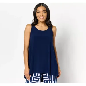Dennis Basso Italia Knit Sleeveless A-Line Top - a world of fashionable women's clothing, including a wide selection of dresses and trendy accessories.> Hat