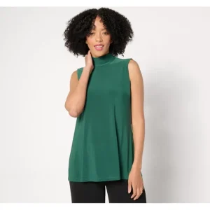 Dennis Basso Italia Knit Sleeveless Mock Neck Top - a world of fashionable women's clothing, including a wide selection of dresses and trendy accessories.> Hat