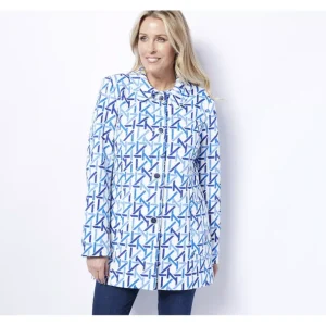 Dennis Basso Jacquard Knit Button-Front Jacket - a world of fashionable women's clothing, including a wide selection of dresses and trendy accessories.> Hat
