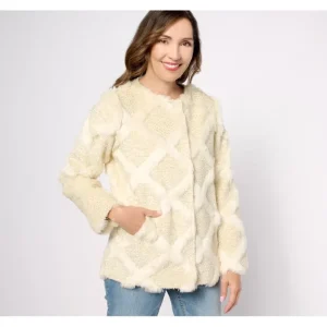 Dennis Basso Madison Ave Novelty Faux-Fur Coat - a world of fashionable women's clothing, including a wide selection of dresses and trendy accessories.> Coats