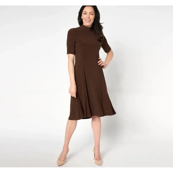 Dennis Basso Petite Italia Knit Dress with Elbow Sleeves - a world of fashionable women's clothing, including a wide selection of dresses and trendy accessories.> Hat