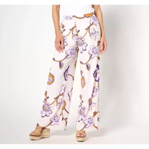 Dennis Basso Petite Printed Italia Knit Wide-Leg Pants - a world of fashionable women's clothing, including a wide selection of dresses and trendy accessories.> Hat