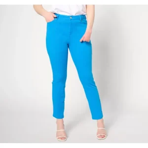 Dennis Basso Regular Colored Twill Ankle Jean - a world of fashionable women's clothing, including a wide selection of dresses and trendy accessories.> Hat