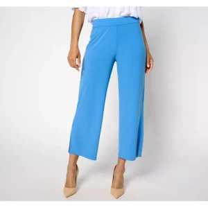 Fashion<Dennis Basso Regular Cropped Luxe Crepe Pants - a world of fashionable women's clothing, including a wide selection of dresses and trendy accessories.