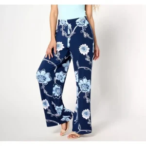Dennis Basso Regular Printed Italia Knit Wide-Leg Pants - a world of fashionable women's clothing, including a wide selection of dresses and trendy accessories.> Hat