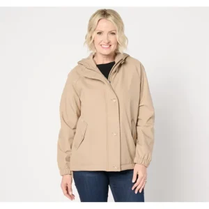 Dennis Basso V-Luxe Coat with Button Vent - a world of fashionable women's clothing, including a wide selection of dresses and trendy accessories.> Coats