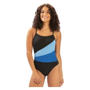 Dolfin Aquashape Womens Moderate 1-Piece in Black/Royal - a world of fashionable women's clothing, including a wide selection of dresses and trendy accessories.> Hat