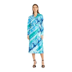 Donna Morgan Button-Front Long Sleeve Midi Shirtdress - a world of fashionable women's clothing, including a wide selection of dresses and trendy accessories.> Hat
