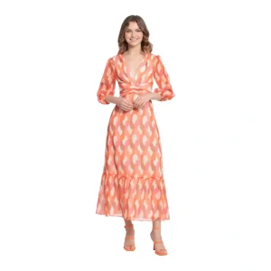 Dresses<Donna Morgan Maxi Dress with Long Sleeves - a world of fashionable women's clothing, including a wide selection of dresses and trendy accessories.