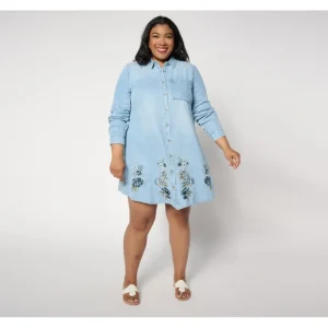 Driftwood Jeans Scottie Long Sleeve Tencel Dress -Bluebell Fleur - a world of fashionable women's clothing, including a wide selection of dresses and trendy accessories.> Hat