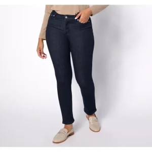 Easy Stretch Denim Regular Straight Leg Functional Jean - a world of fashionable women's clothing, including a wide selection of dresses and trendy accessories.> Shoes
