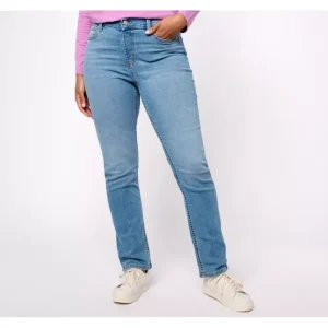 Dresses<Easy Stretch Petite Relaxed Strght Leg Jean - a world of fashionable women's clothing, including a wide selection of dresses and trendy accessories.
