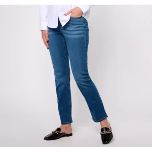 Dresses<Easy Stretch Regular Relaxed Straight Leg Jean - a world of fashionable women's clothing, including a wide selection of dresses and trendy accessories.