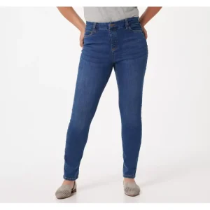 Easy Stretch Regular Slim-Straight Jeans - a world of fashionable women's clothing, including a wide selection of dresses and trendy accessories.> Hat