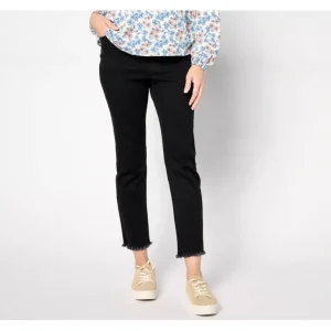 Easy Stretch Regular Straight Leg Crop Jean - a world of fashionable women's clothing, including a wide selection of dresses and trendy accessories.> Hat