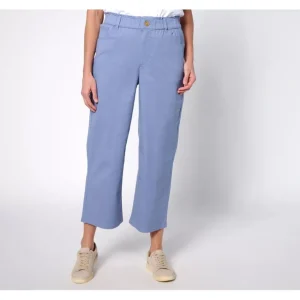 Easywear Twill Tall Cropped Pull-On Pants with Pockets - a world of fashionable women's clothing, including a wide selection of dresses and trendy accessories.> Hat