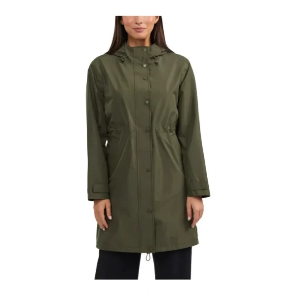 Ellen Tracy Women's Hooded Waterproof Raincoat - a world of fashionable women's clothing, including a wide selection of dresses and trendy accessories.> Coats