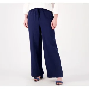 Encore by Idina Menzel Regular Double Gauze Drawstring Pant - a world of fashionable women's clothing, including a wide selection of dresses and trendy accessories.> Hat