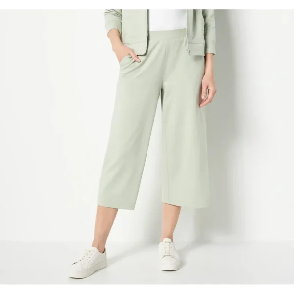 Encore by Idina Menzel Regular Soft French Terry Wide Leg Crop - a world of fashionable women's clothing, including a wide selection of dresses and trendy accessories.> Hat