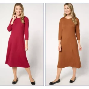 Essentials Petite Heavenly Jersey Dress 2-Pack - a world of fashionable women's clothing, including a wide selection of dresses and trendy accessories.> Hat