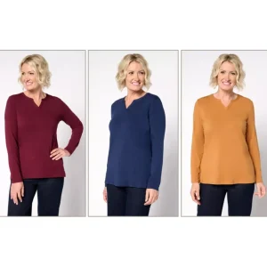 Essentials So Soft Jersey 3-Pack Long Sleeve Tops - a world of fashionable women's clothing, including a wide selection of dresses and trendy accessories.> Hat
