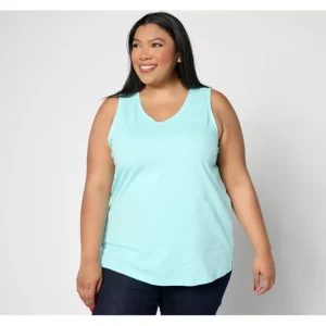Essentials Texture Knit V-Neck Tank - a world of fashionable women's clothing, including a wide selection of dresses and trendy accessories.> Hat