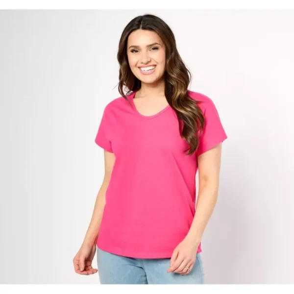 Fashion<Essentials True Cotton Jersey Dolman Sleeve Top - a world of fashionable women's clothing, including a wide selection of dresses and trendy accessories.