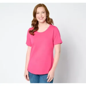 Essentials True Cotton Jersey Short Sleeve Top - a world of fashionable women's clothing, including a wide selection of dresses and trendy accessories.> Hat