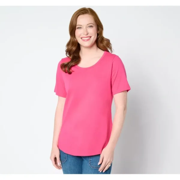 Essentials True Cotton Jersey Short Sleeve Top - a world of fashionable women's clothing, including a wide selection of dresses and trendy accessories.> Hat
