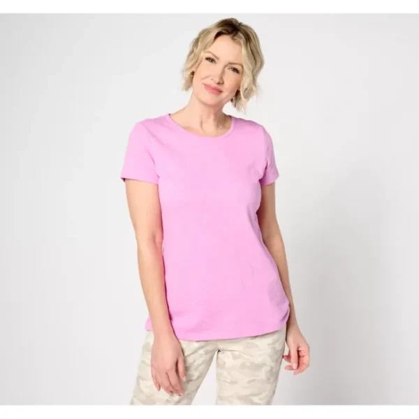Fashion<Essentials True Cotton Slub Cap Sleeve Top - a world of fashionable women's clothing, including a wide selection of dresses and trendy accessories.