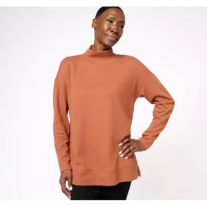 Fashion<Essentials Waffle Knit Relaxed Fit Tunic - a world of fashionable women's clothing, including a wide selection of dresses and trendy accessories.