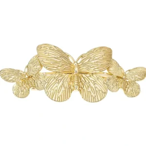 Ettika Gimme Butterflies Goldtone Hair Clip - a world of fashionable women's clothing, including a wide selection of dresses and trendy accessories.> Hat