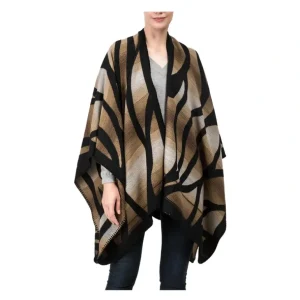 eUty by Glitzhome Uptown Downtown Poncho ShawlFashionWrap - a world of fashionable women's clothing, including a wide selection of dresses and trendy accessories.> Coats