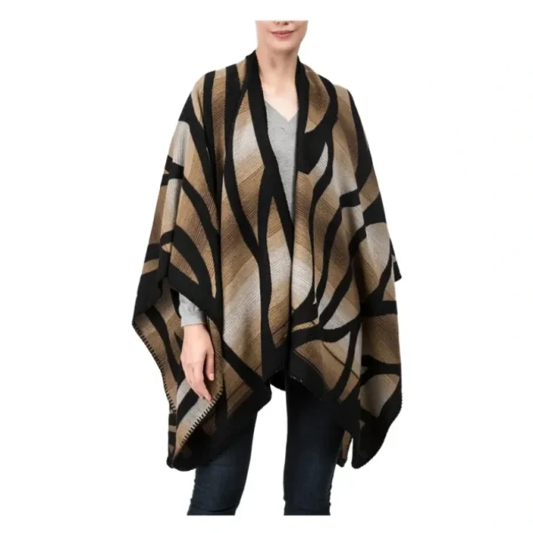 eUty by Glitzhome Uptown Downtown Poncho ShawlFashionWrap - a world of fashionable women's clothing, including a wide selection of dresses and trendy accessories.> Coats