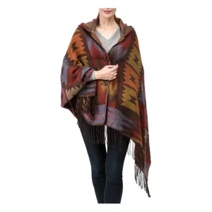 eUty by Glitzhome Wear It Your Way Aztek PonchoCardi Hoodie - a world of fashionable women's clothing, including a wide selection of dresses and trendy accessories.> Coats