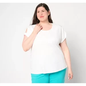 Favorite Jersey Scoop Neck Dolman Sleeve Top - a world of fashionable women's clothing, including a wide selection of dresses and trendy accessories.> Hat