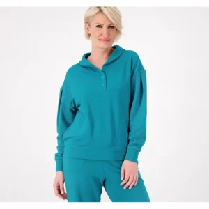 Fit 4 All by Carrie Wightman Shawl Collar Sweatshirt - a world of fashionable women's clothing, including a wide selection of dresses and trendy accessories.> Hat