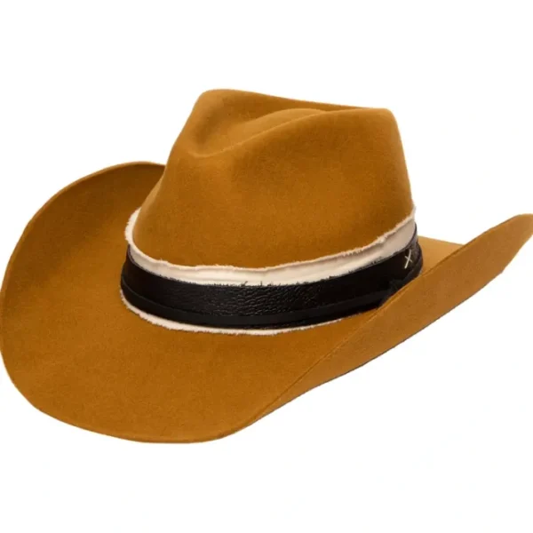 Hat<Frye Men's Wool Felt Stiff Brim Cowboy Hat - a world of fashionable women's clothing, including a wide selection of dresses and trendy accessories.