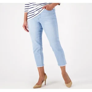 Girl With Curves Tall Straight Crop Raw Hem Jean - a world of fashionable women's clothing, including a wide selection of dresses and trendy accessories.> Hat