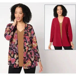 Fashion<GRAVER Susan Graver Petite LK Fusion Plus Topper - a world of fashionable women's clothing, including a wide selection of dresses and trendy accessories.